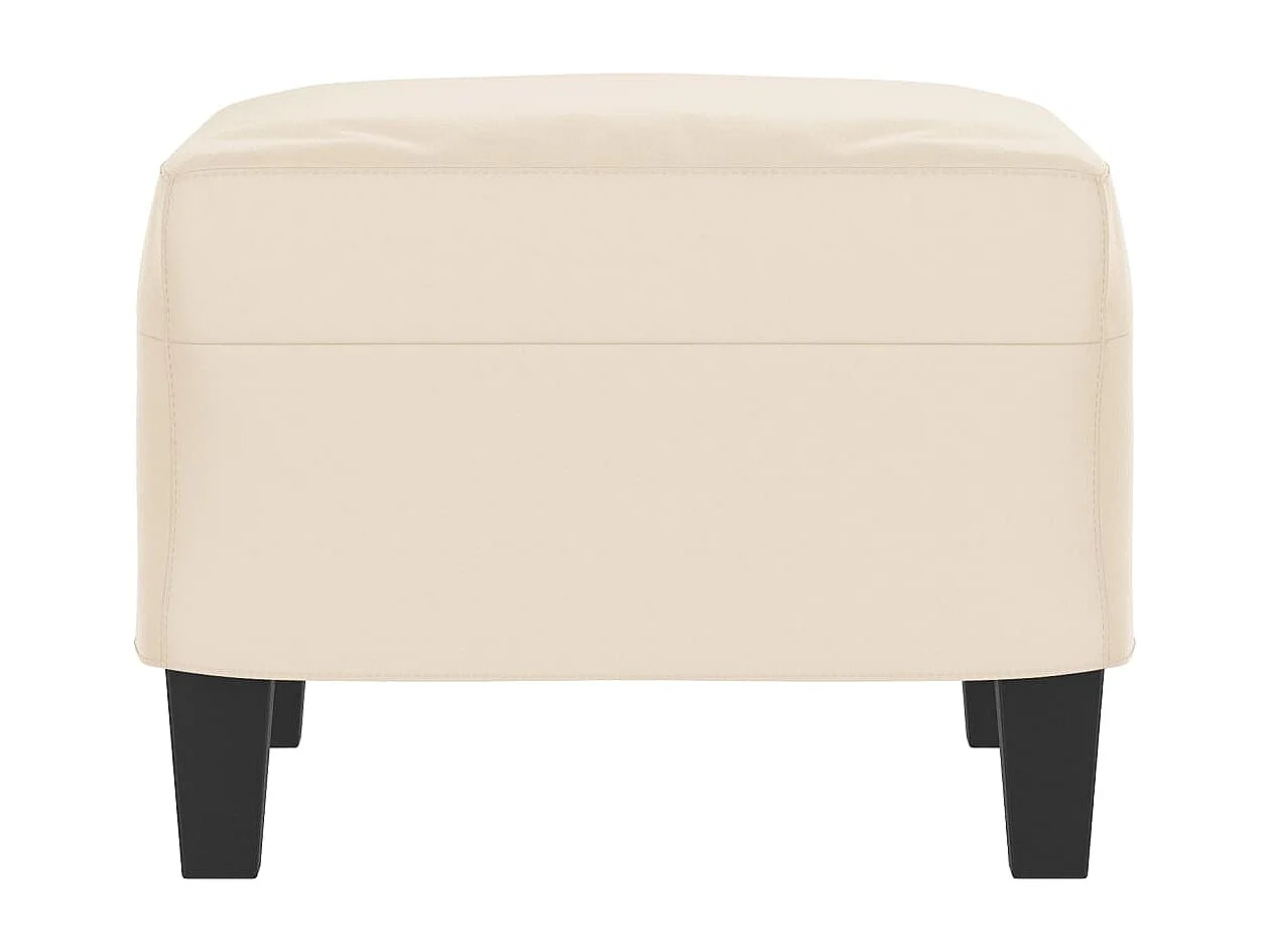 Repose-pied Beige 60x50x41 cm Tissu microfibre