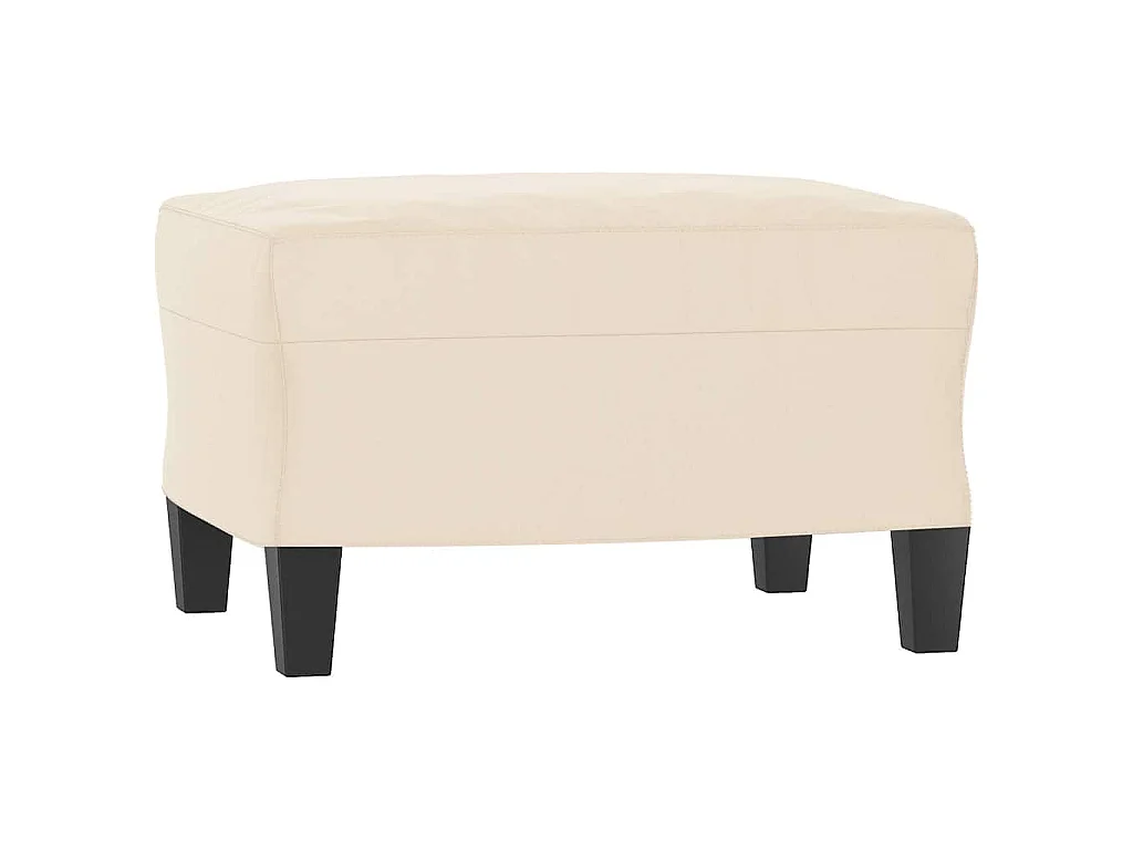 Repose-pied Beige 60x50x41 cm Tissu microfibre