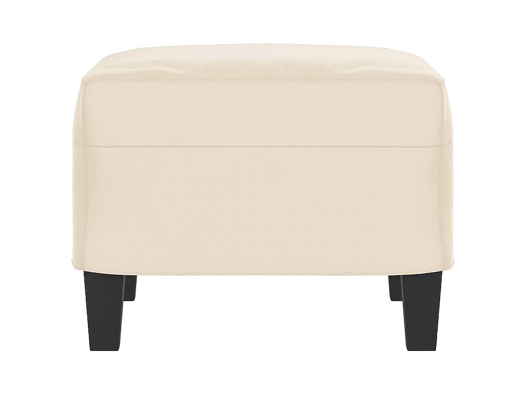 Repose-pied Beige 60x50x41 cm Tissu microfibre