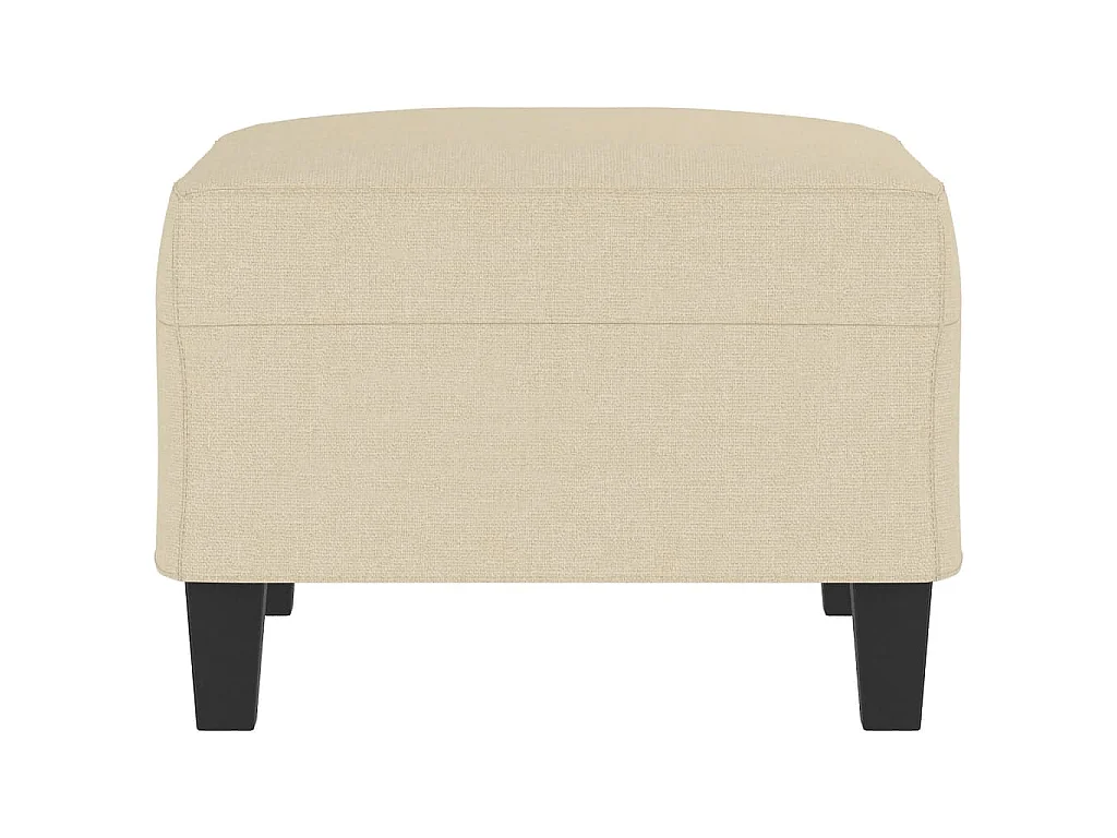 Repose-pied Crème 70x55x41 cm Tissu