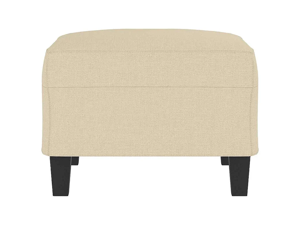 Repose-pied Crème 70x55x41 cm Tissu