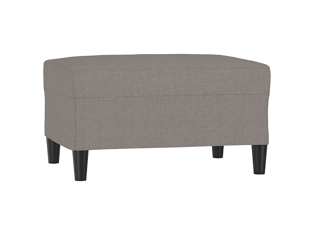 Poggiapiedi Tortora 70x55x41 cm in Tessuto