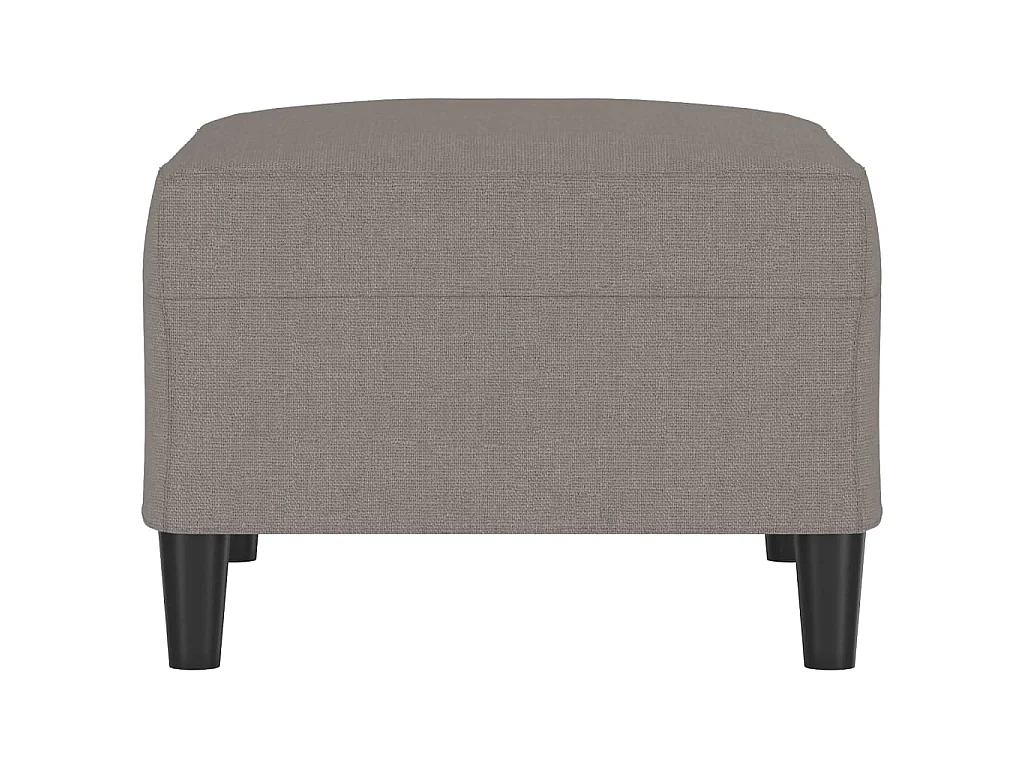 Poggiapiedi Tortora 70x55x41 cm in Tessuto