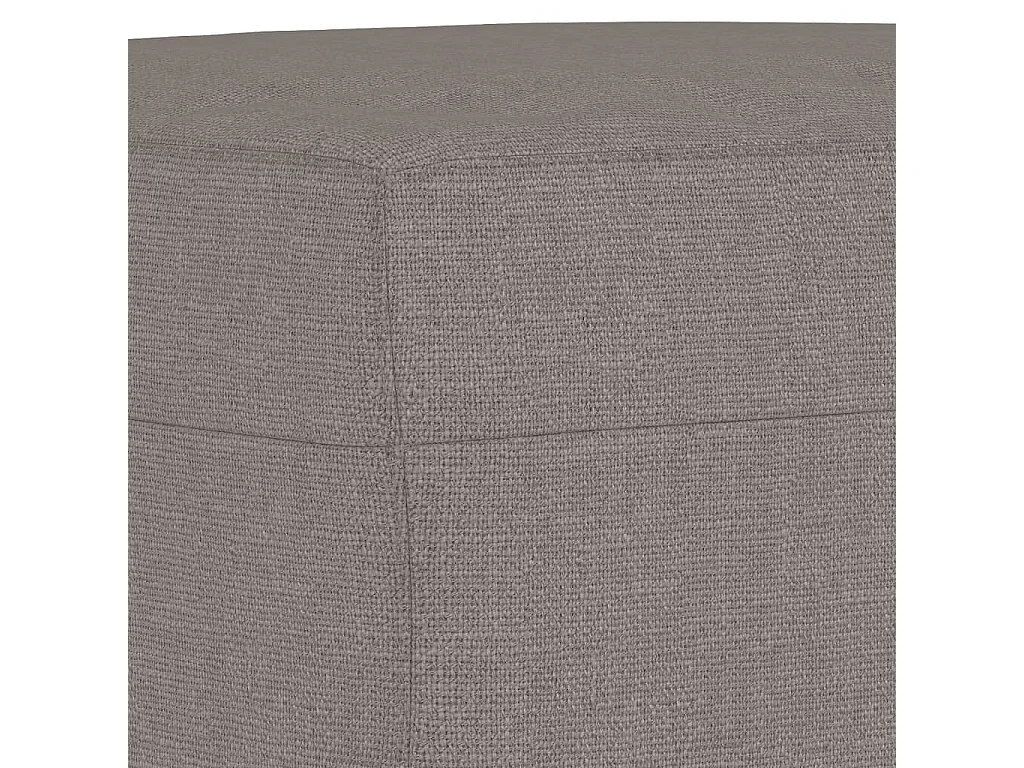 Poggiapiedi Tortora 70x55x41 cm in Tessuto