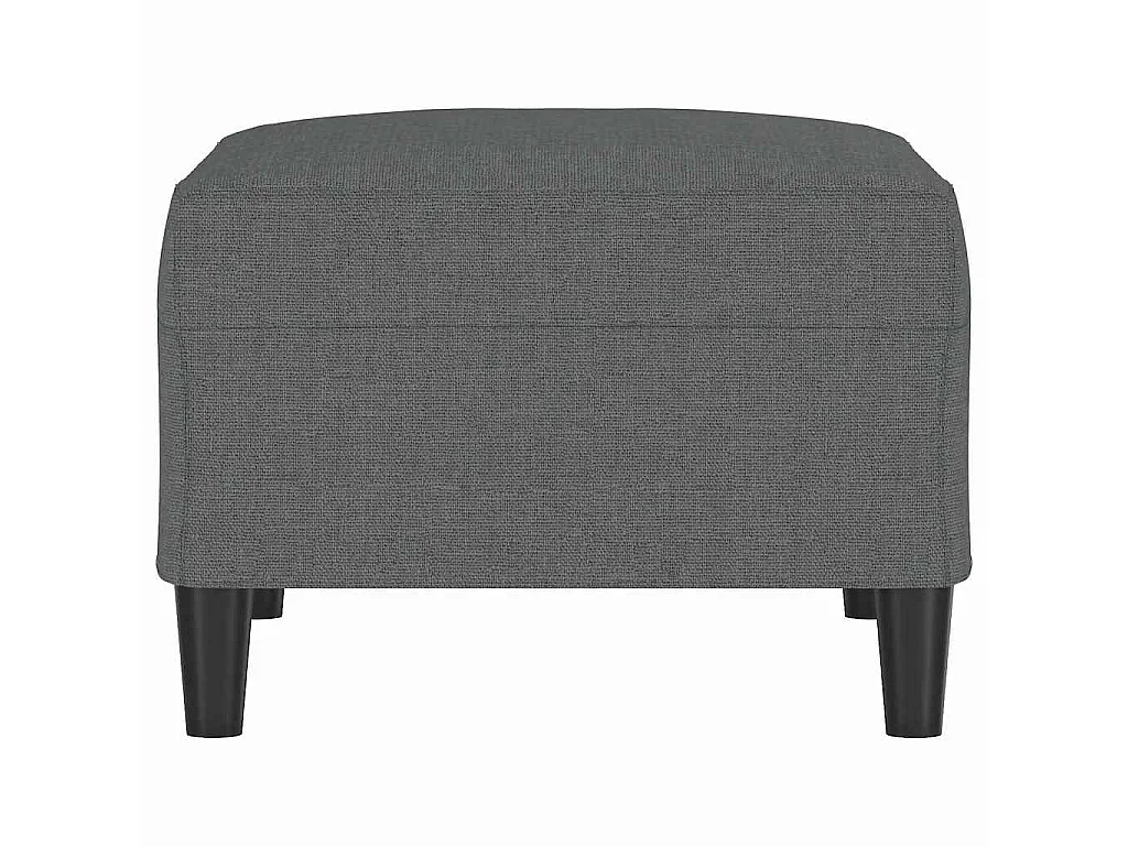 Repose-pied Gris foncé 70x55x41 cm Tissu