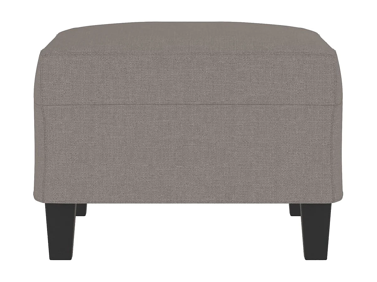 Repose-pied Taupe 70x55x41 cm Tissu