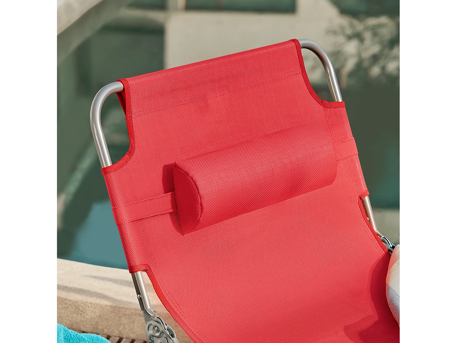 Gartenliege OGS35-R 63 x 58 x 195 cm