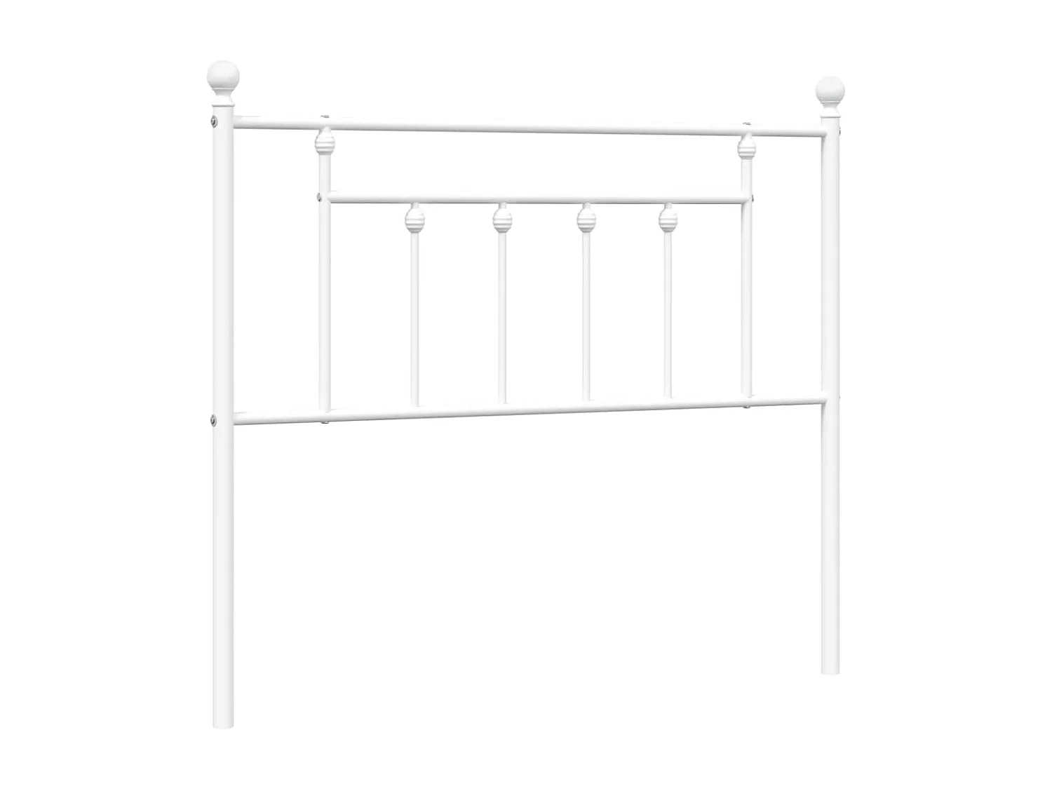 Tête de lit métal blanc 100 cm