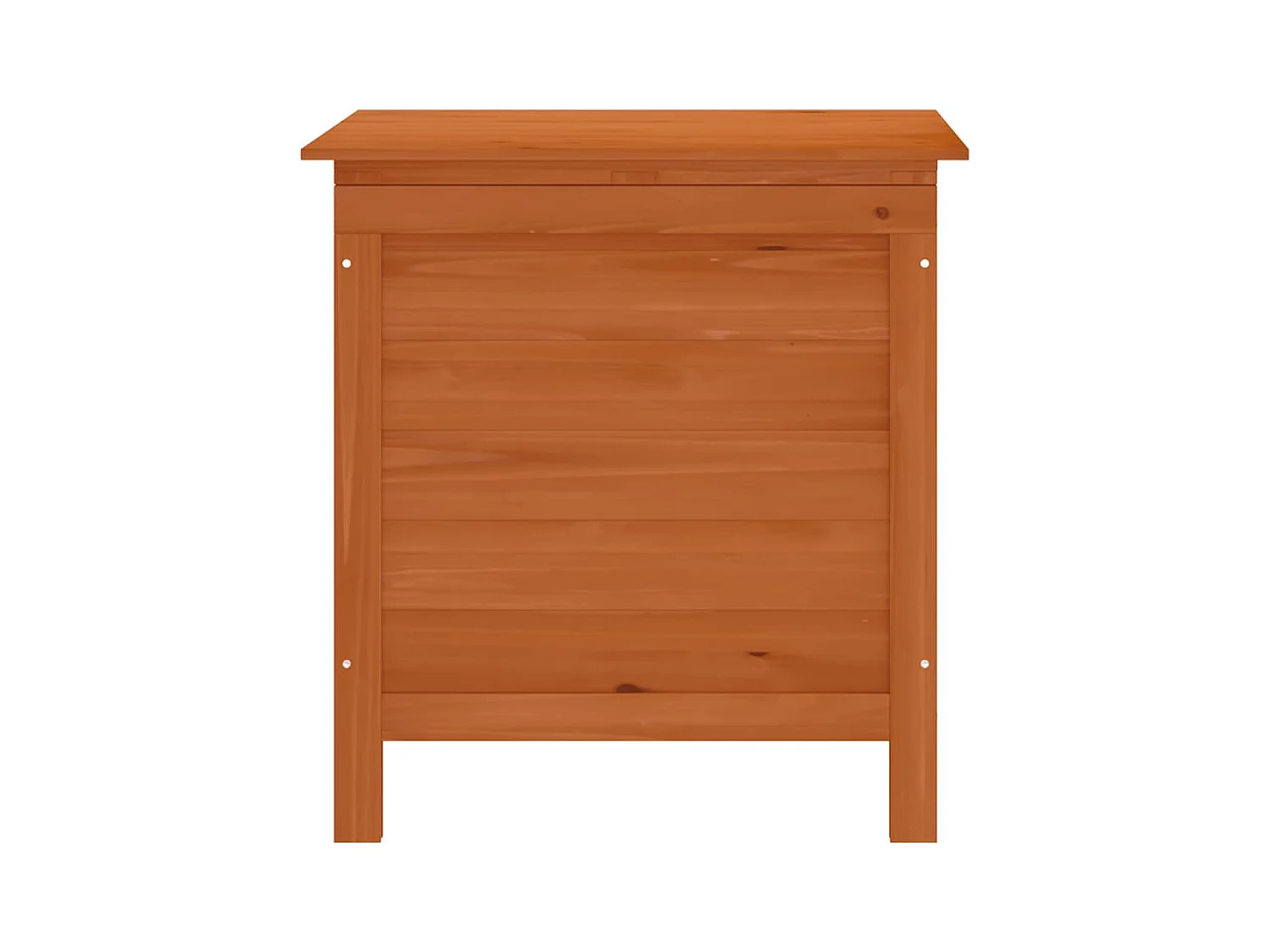 Caixa de arrumação p/ jardim 50x49x56,5cm abeto maciço castanho