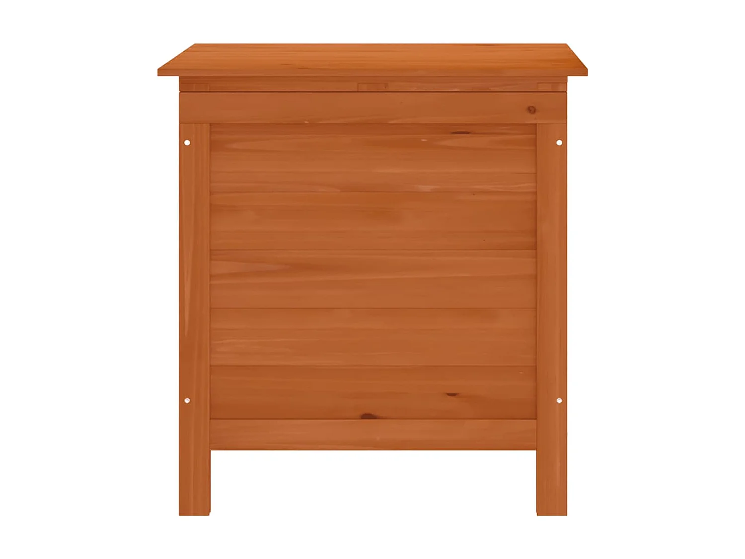 Caixa de arrumação p/ jardim 50x49x56,5cm abeto maciço castanho