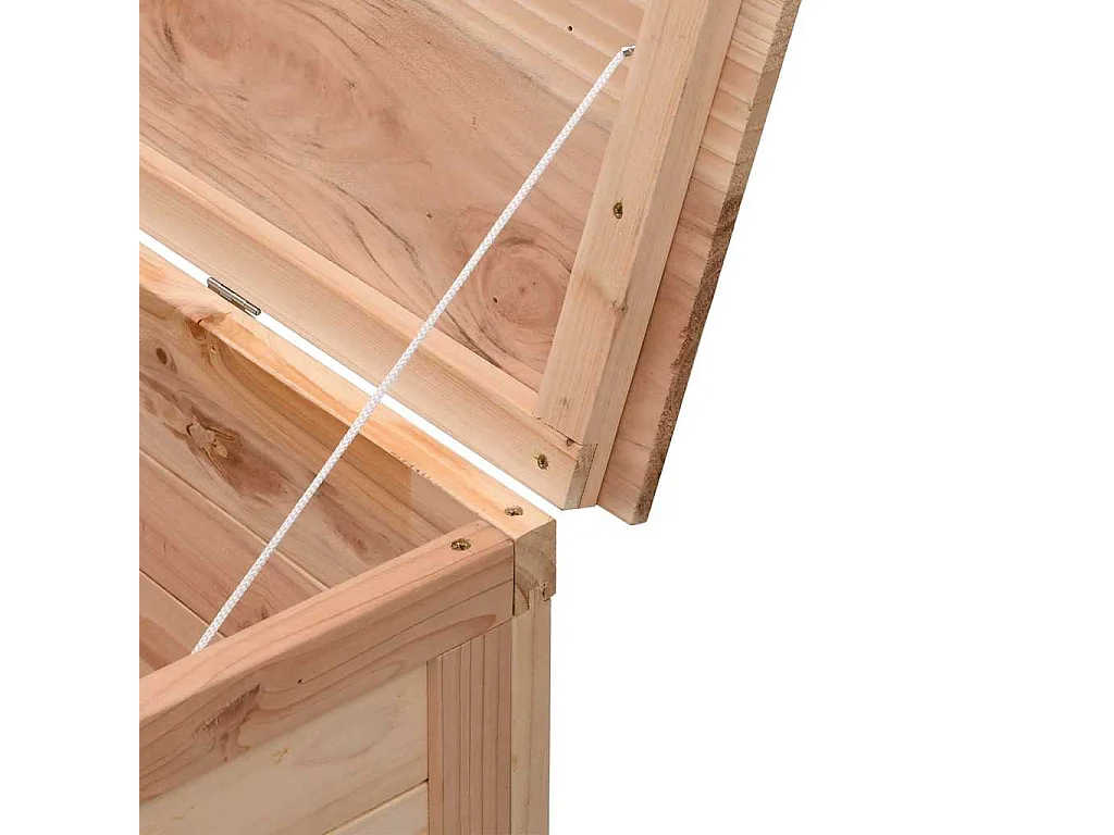 Gartentruhe 198,5x50x56,5 cm Massivholz Tanne