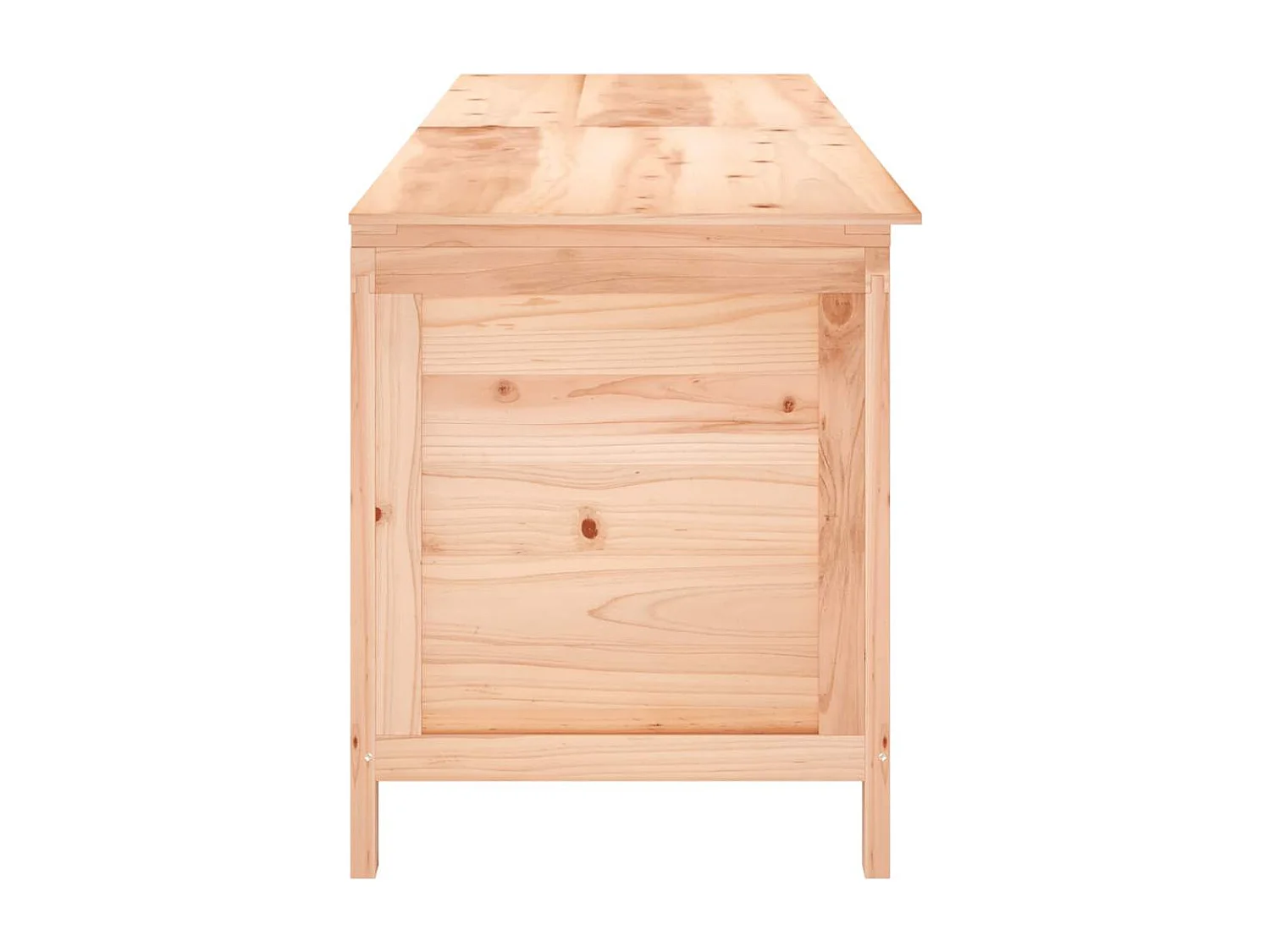 Boîte de rangement de jardin 198,5x50x56,5 cm bois massif sapin