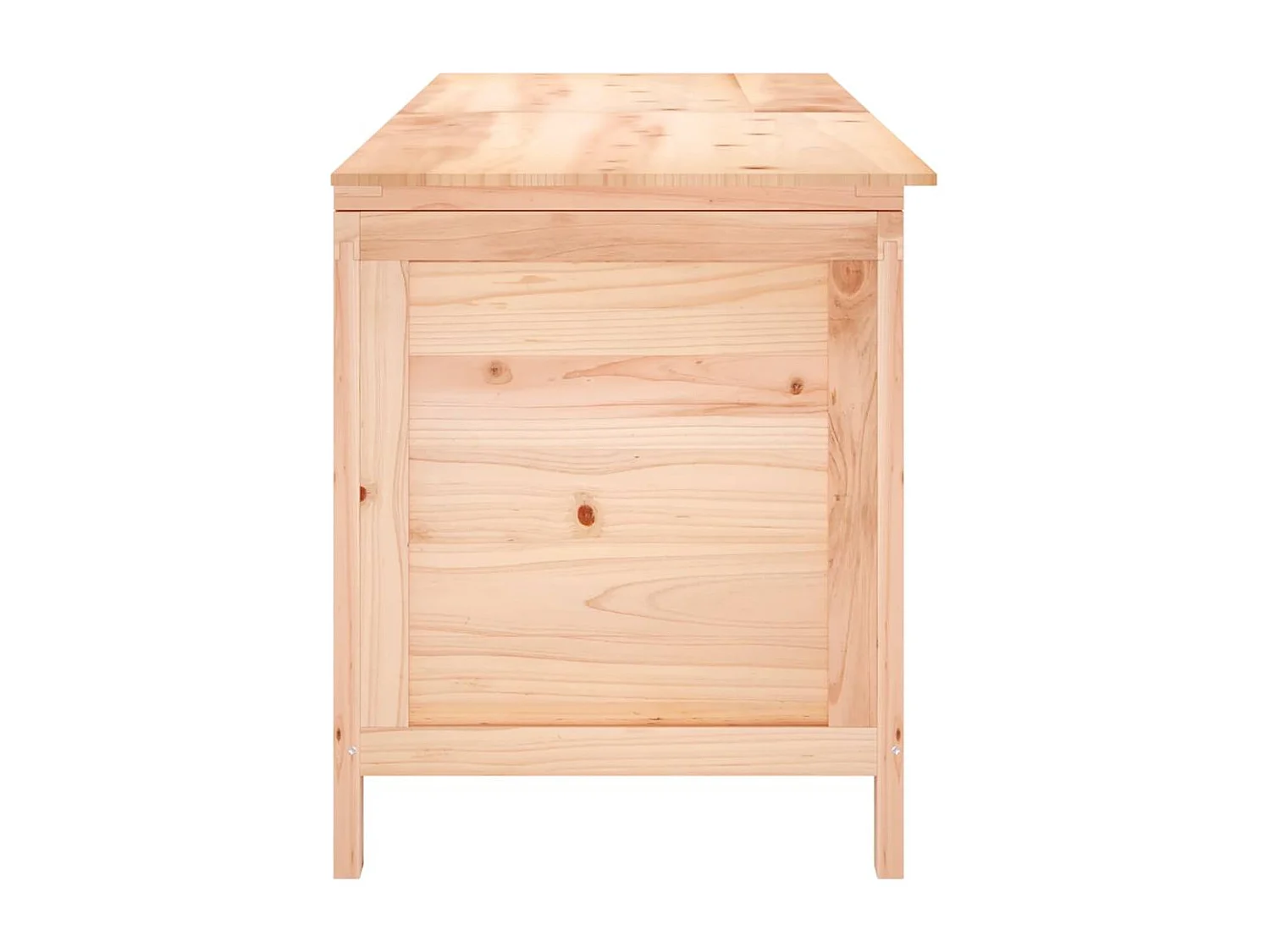 Boîte de rangement de jardin 150x50x56,5 cm bois massif sapin