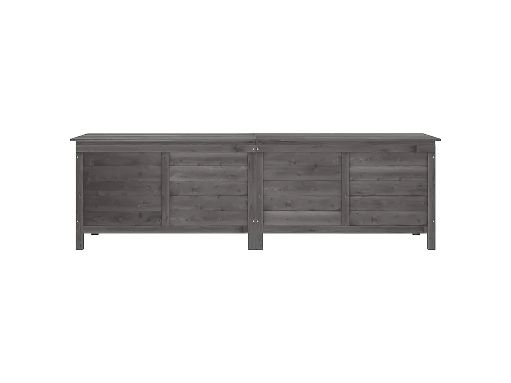 Tuinbox 198,5x50x56,5 cm massief vurenhout antracietkleurig