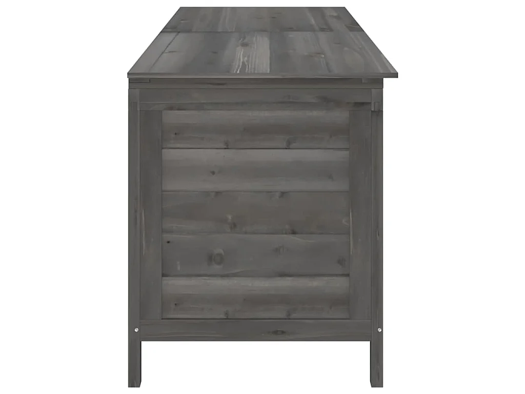 Tuinbox 198,5x50x56,5 cm massief vurenhout antracietkleurig