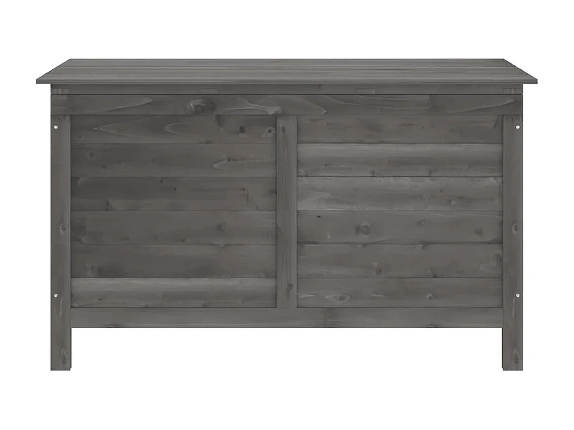 Arcón de jardín madera maciza abeto 99x49,5x58,5 cm