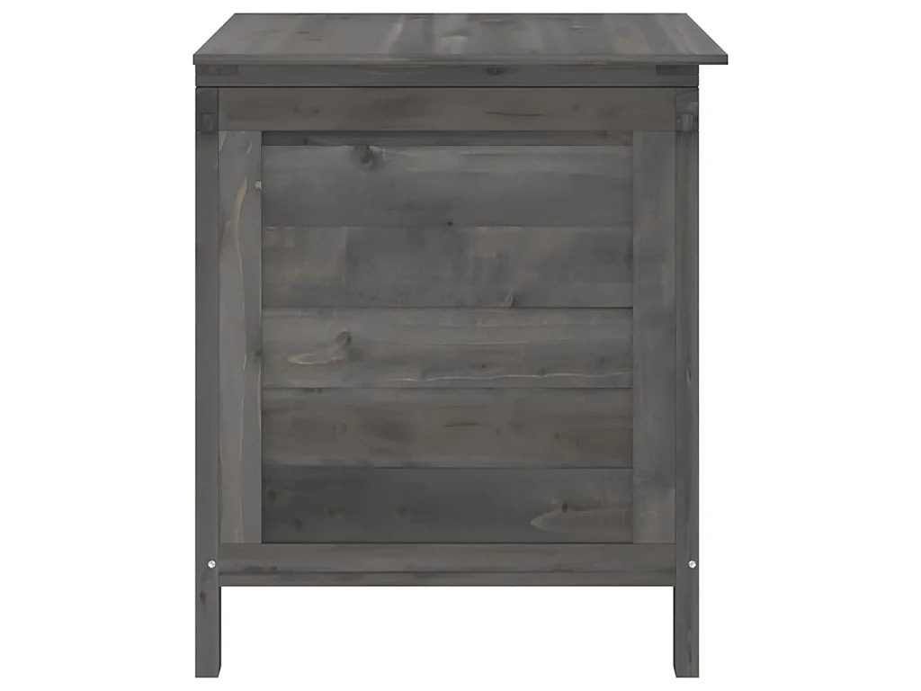 Tuinbox 50x49x56,5 cm massief vurenhout antracietkleurig