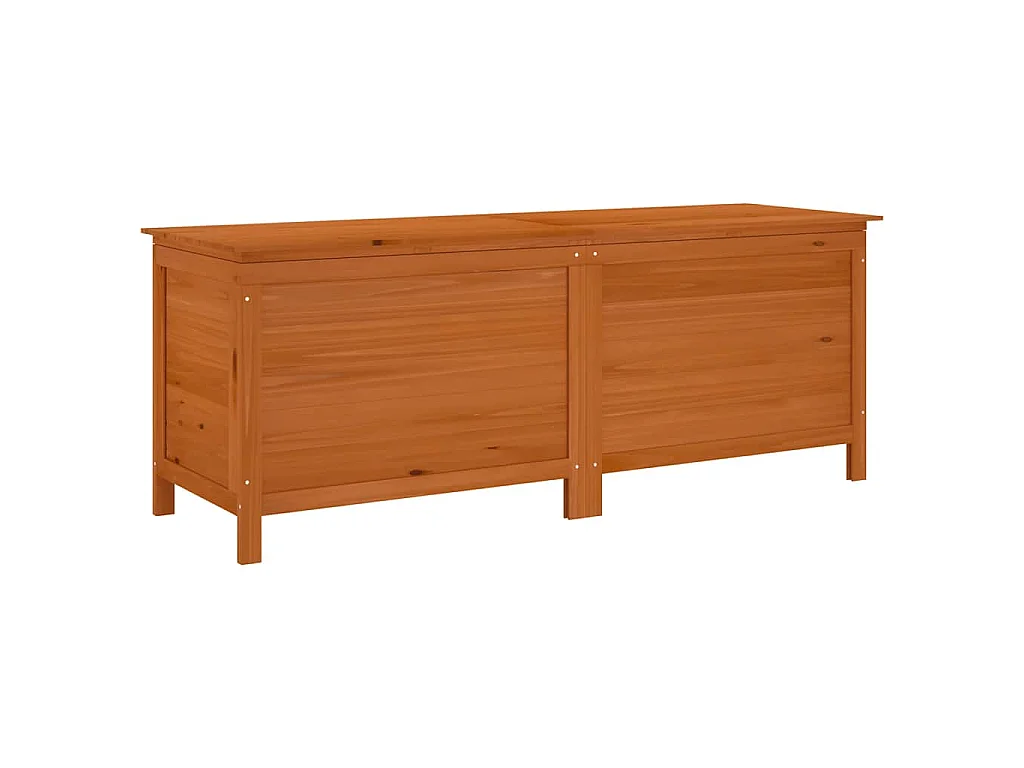 Contenitore Giardino Marrone 150x50x56,5cm Legno Massello Abete