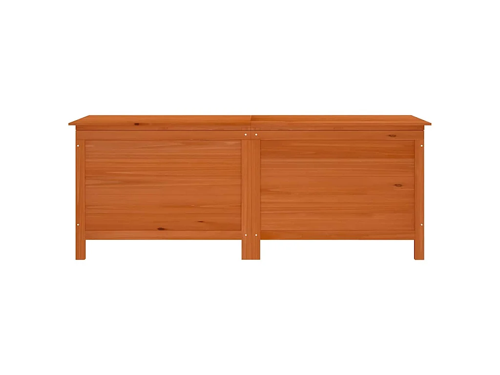 Contenitore Giardino Marrone 150x50x56,5cm Legno Massello Abete