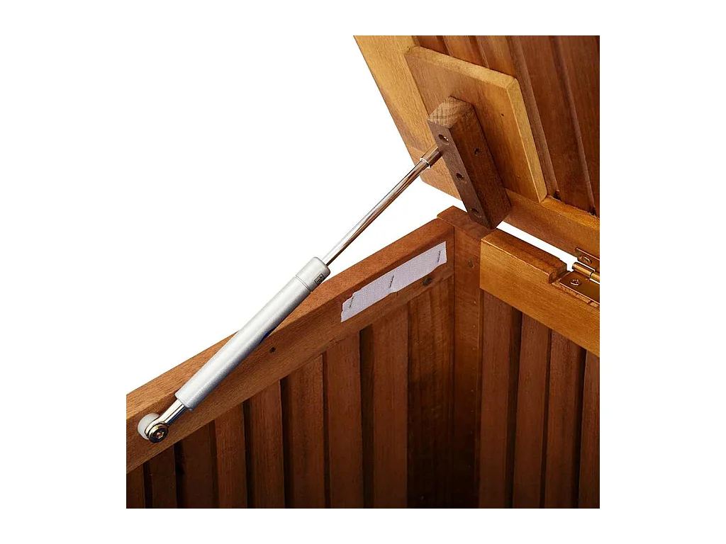 Boîte de rangement de jardin 175x80x75 cm bois massif d'acacia