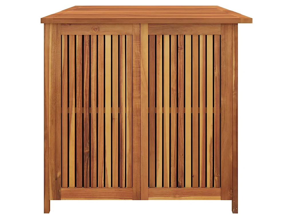 Boîte de rangement de jardin 175x80x75 cm bois massif d'acacia