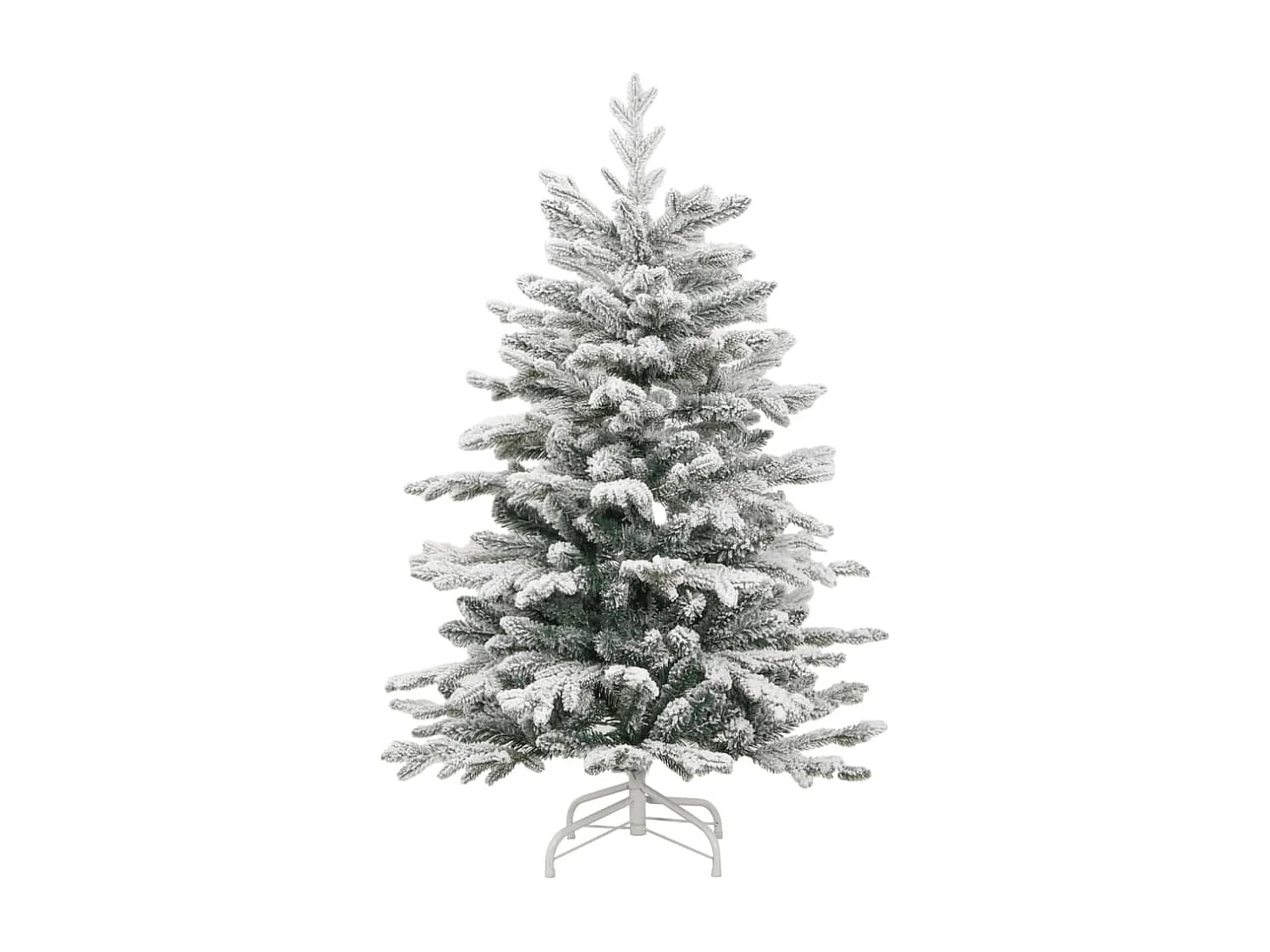 Künstlicher Weihnachtsbaum Klappbar Beschneit 150 cm