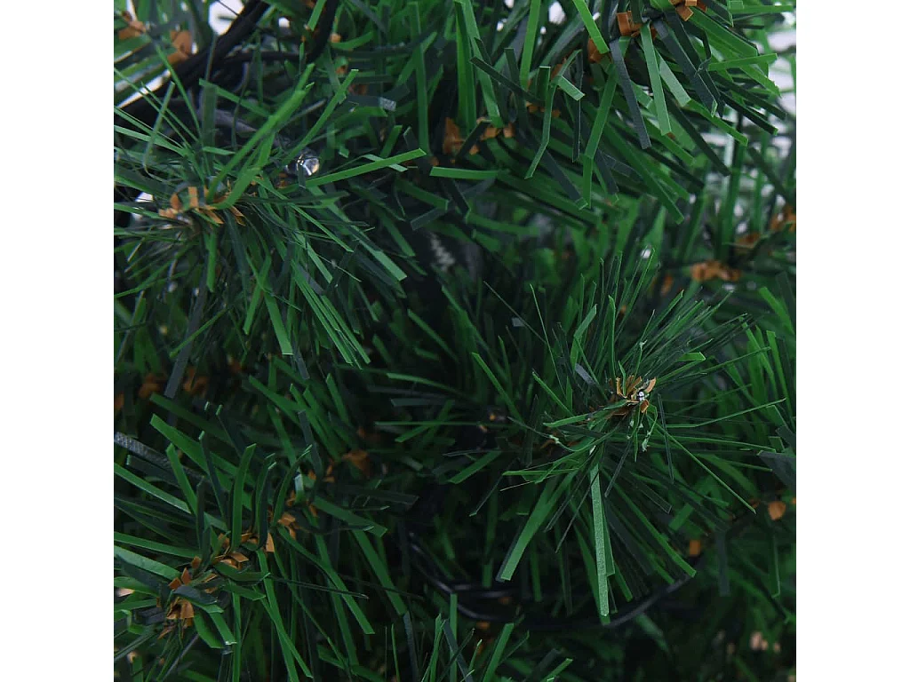 Tuinpadkerstbomen 6 st met warmwitte LED's 45 cm PVC