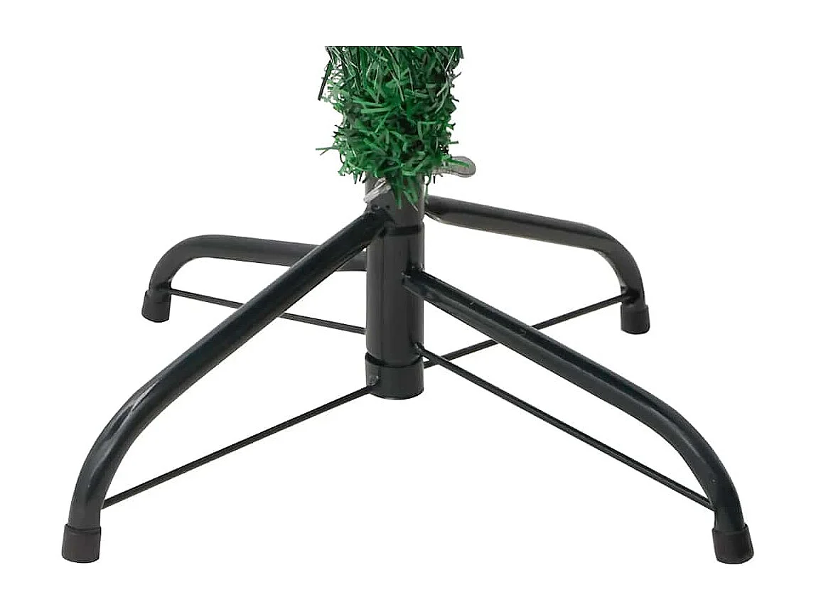 Kerstcactus met standaard en LED's 210 cm PVC groen