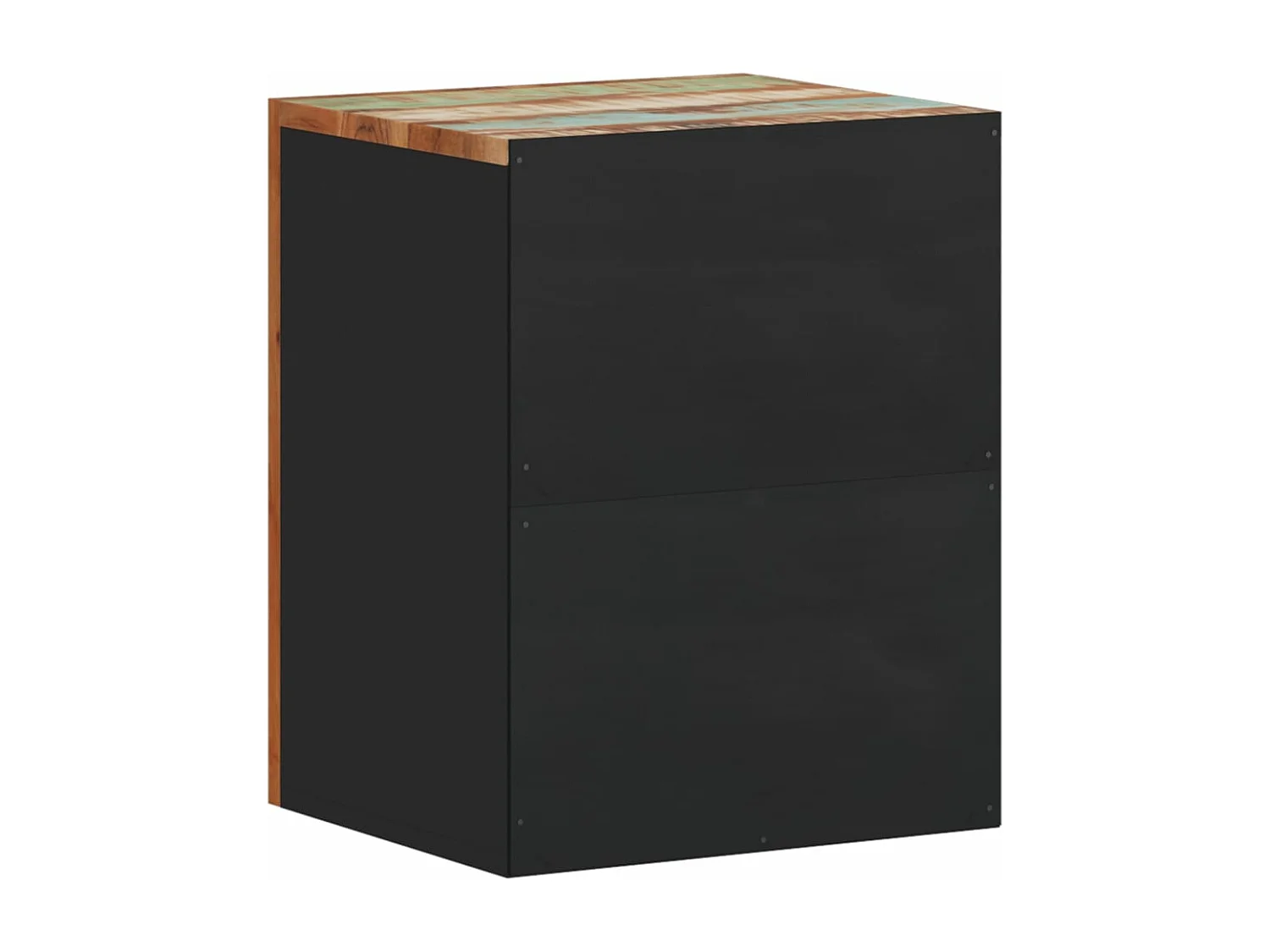 Bad-Wandschrank 38x33x48 cm Altholz Massiv