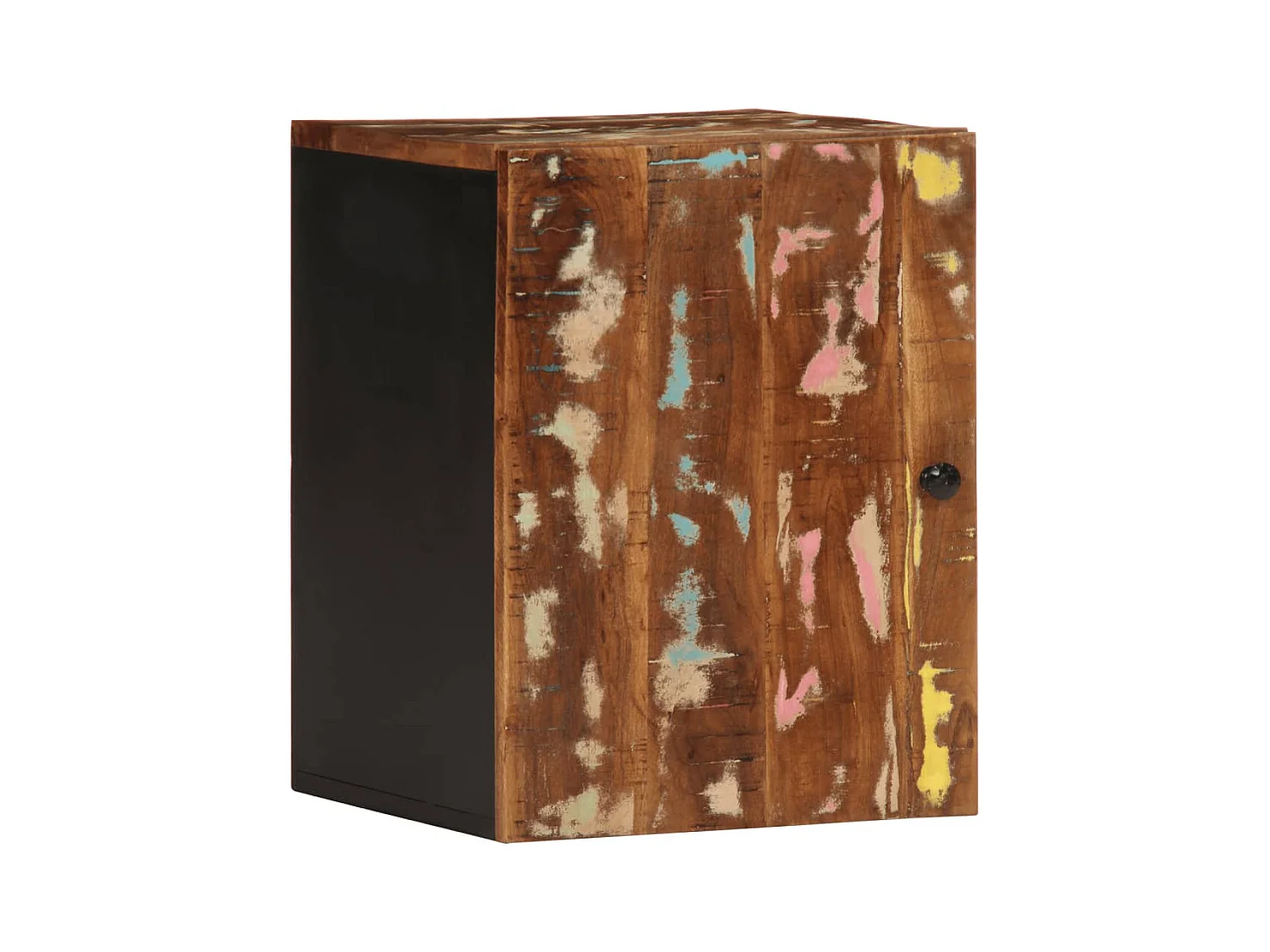 Armoire de salle de bain murale 38x33x48cm bois de récupération