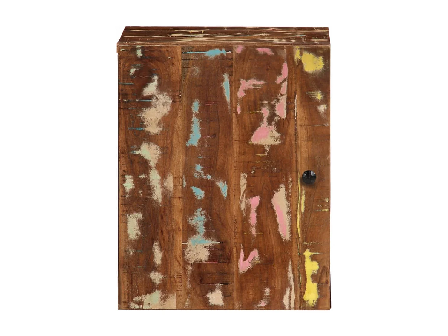 Armoire de salle de bain murale 38x33x48cm bois de récupération