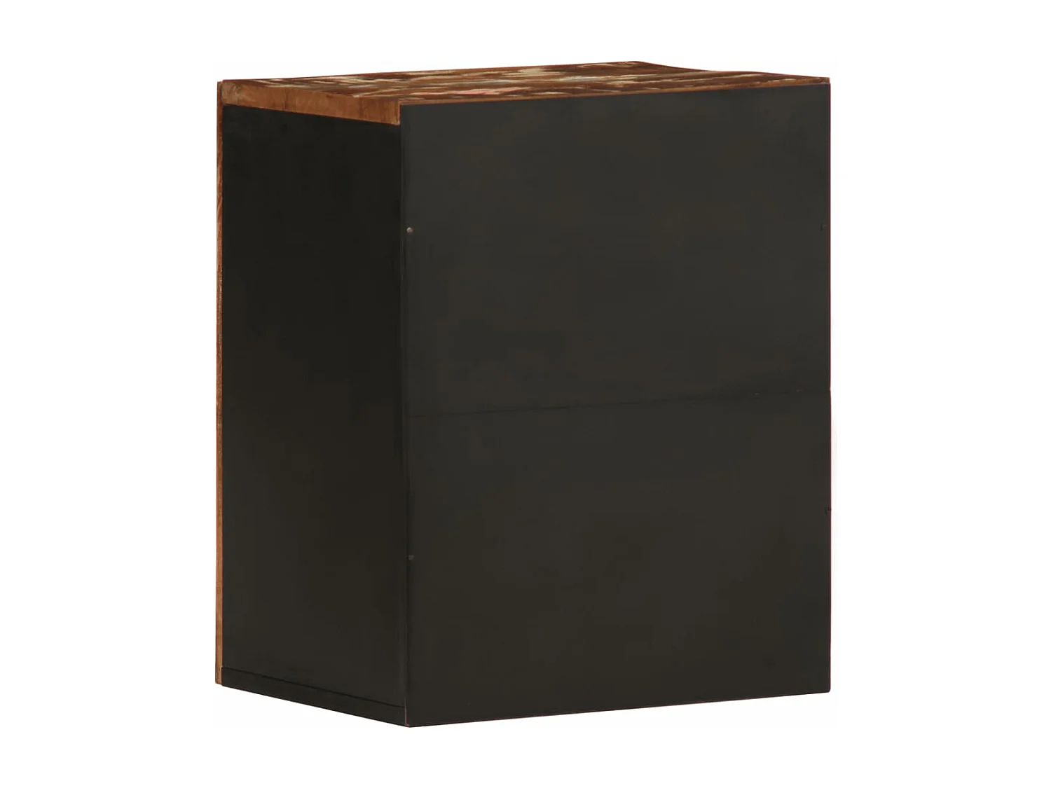 Armoire de salle de bain murale 38x33x48cm bois de récupération