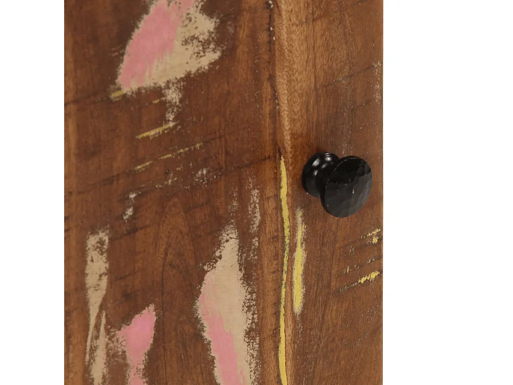 Armoire de salle de bain murale 38x33x48cm bois de récupération