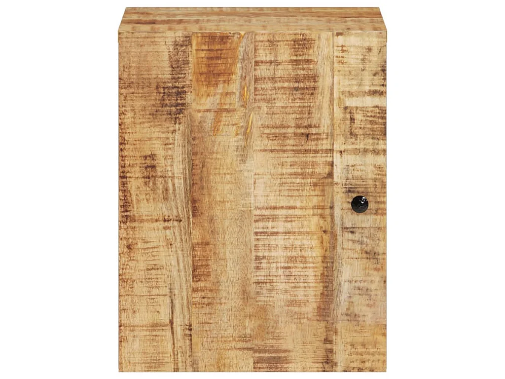 Armoire de salle de bain murale 38x33x48cm bois massif manguier