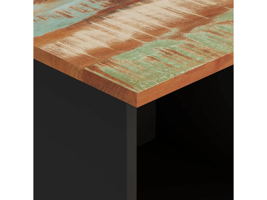 Mueble de baño madera maciza reciclada 38x33x160 cm