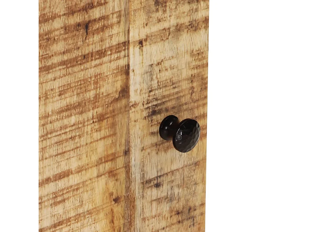 Badschrank 38x33x58 cm Massivholz Mango