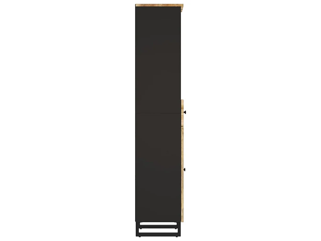 Mobile da Bagno 38x33x160 cm in Legno Massello di Mango