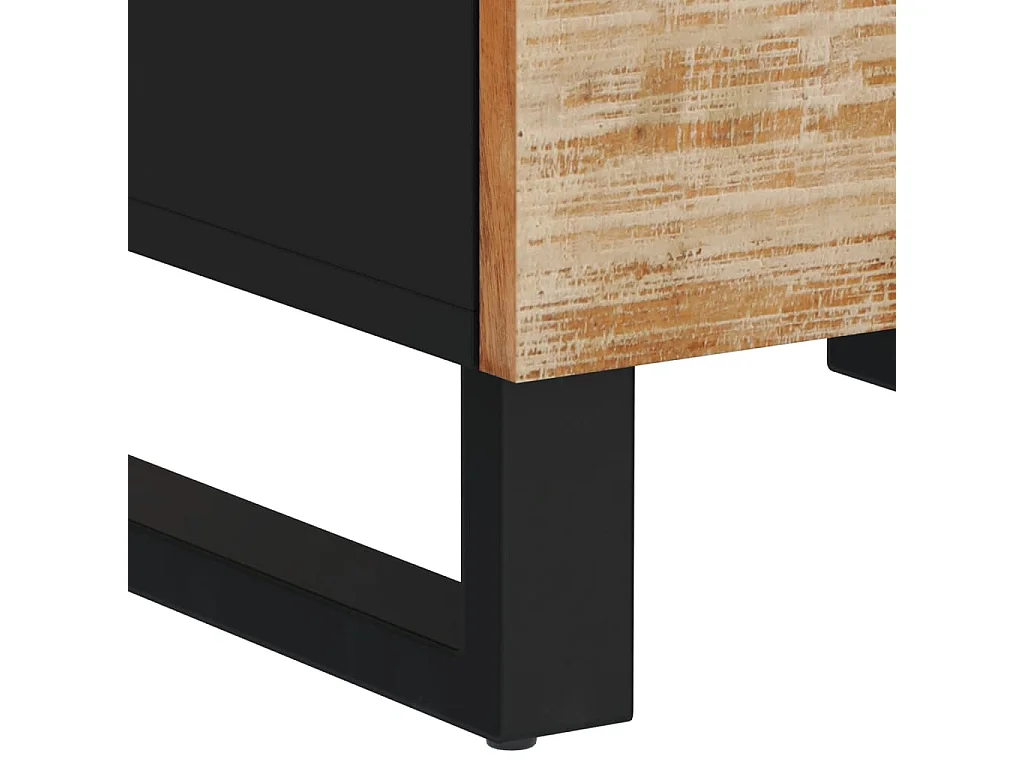 Badschrank 38x33x58 cm Altholz Massiv