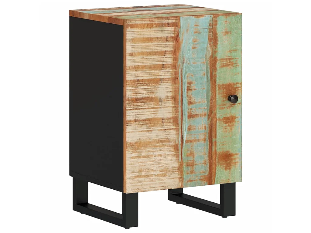 Mobile da Bagno 38x33x58cm Legno Massello di Recupero