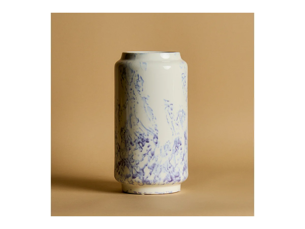 Vase Marbre Grand Format - Blanc