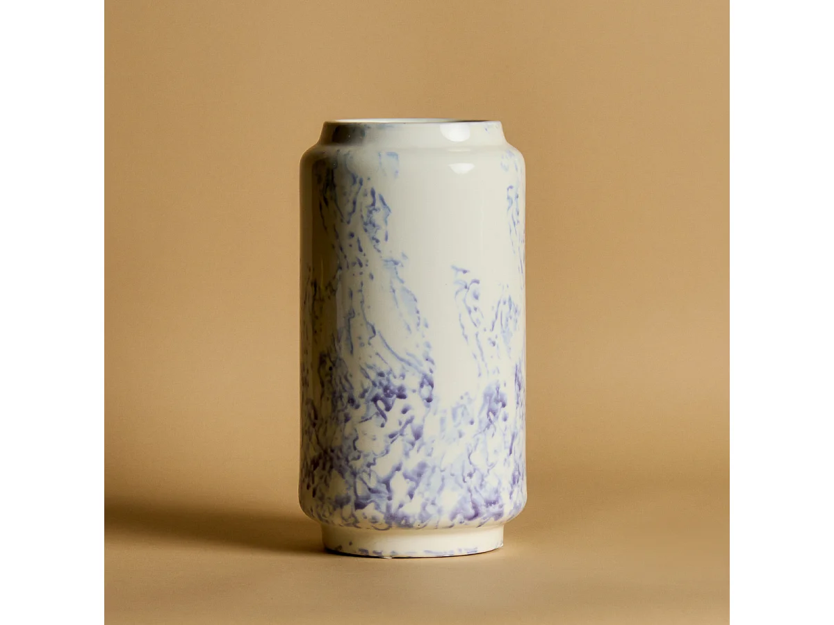 Vase Marbre Grand Format - Blanc