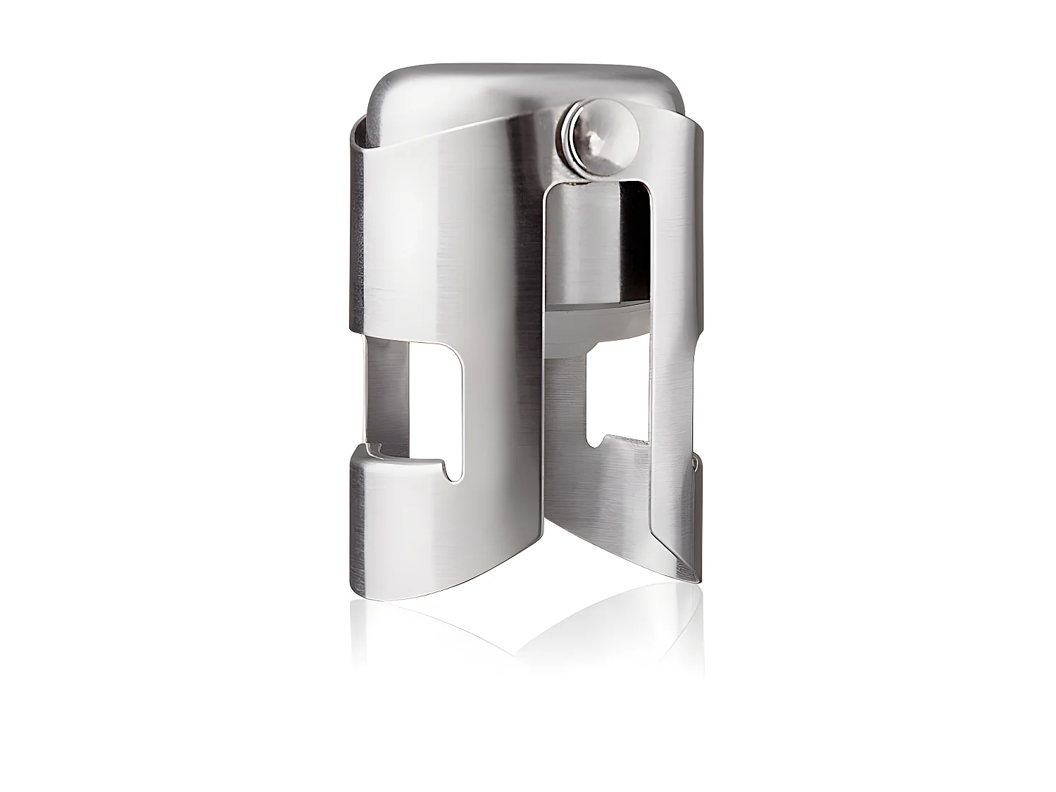 BOUCHON CHAMPAGNE ACIER BROSSE VACUVIN - 18813606