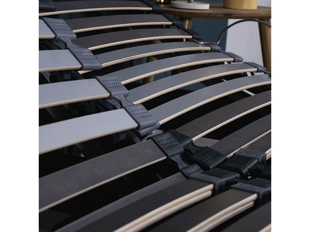 Ensemble relaxation S62 + Matelas Latex Louxor - 5 zones - 2x90x200 - Gris