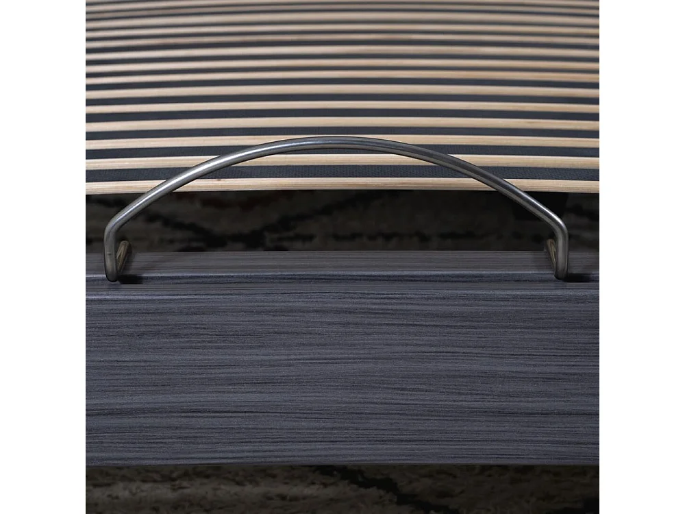 Ensemble relaxation S62 + Matelas Mousse Myriade - 5 zones - 2x80x200 - Gris