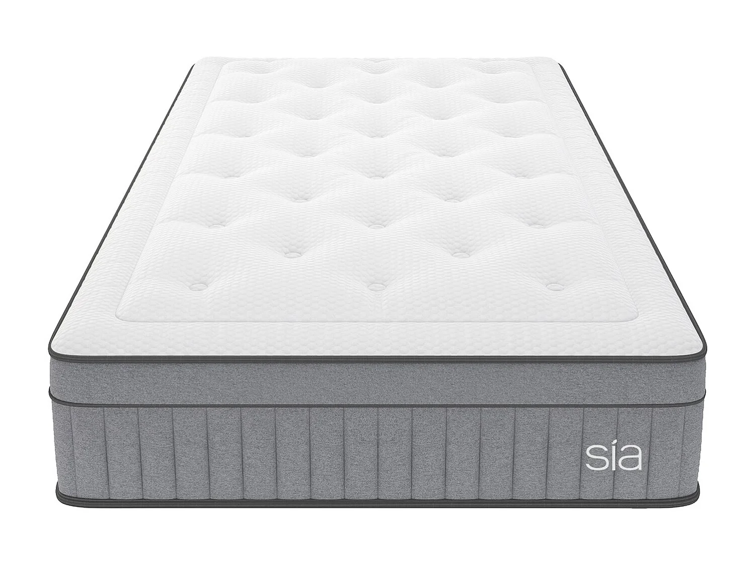 Matelas ressorts ensachés et mousse à mémoire de forme 90x200cm