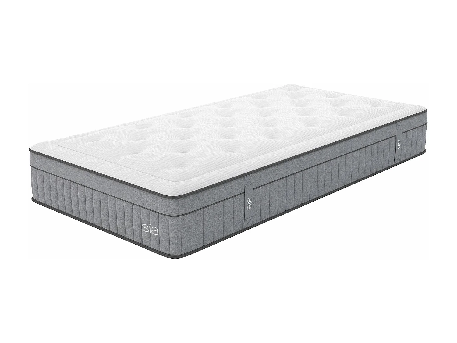 Matelas ressorts ensachés et mousse à mémoire de forme 90x190cm