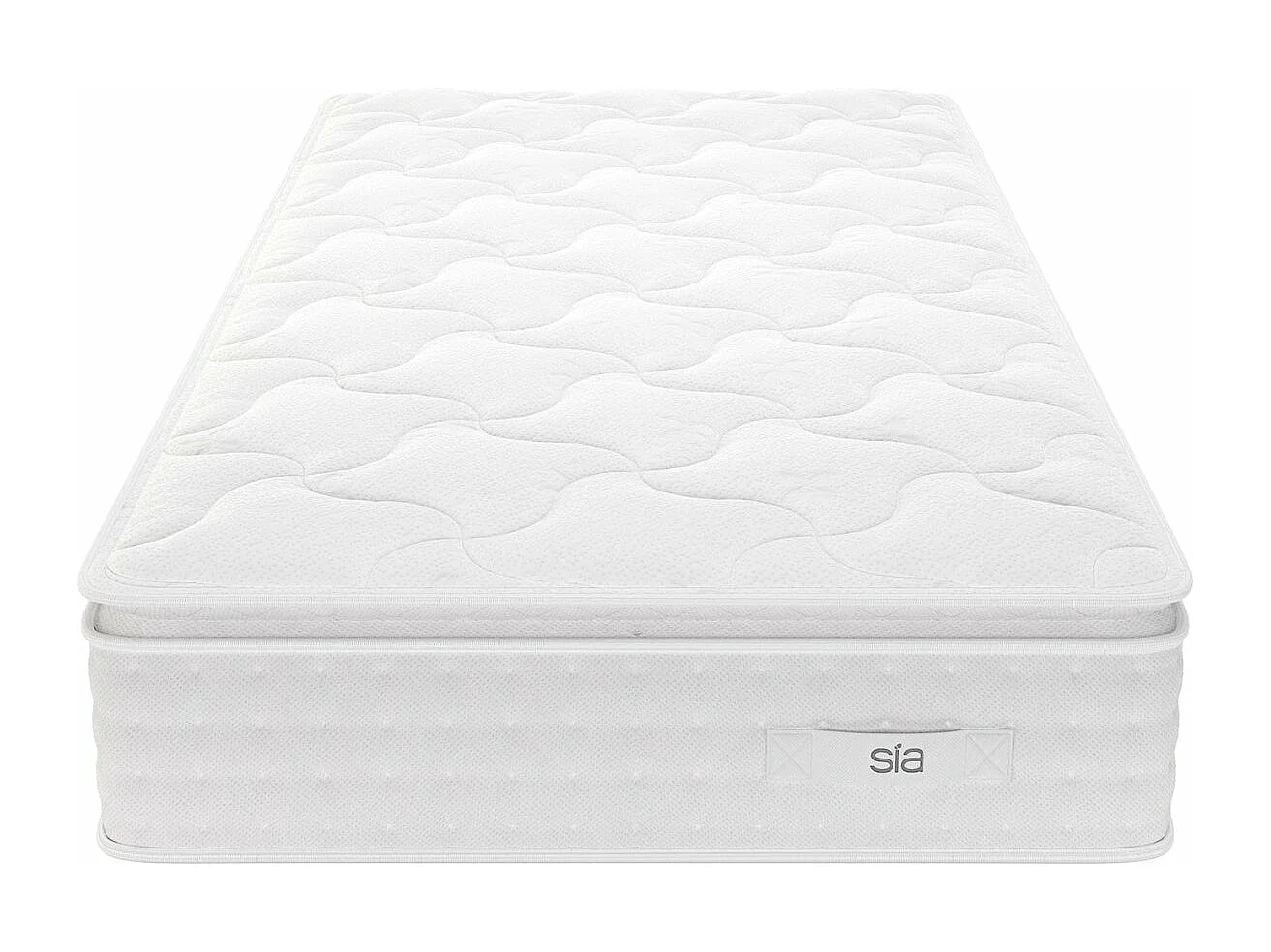 Matelas ressorts ensachés et mousse à mémoire de forme 90x200cm HYBRIDE PREMIUM CLOUD