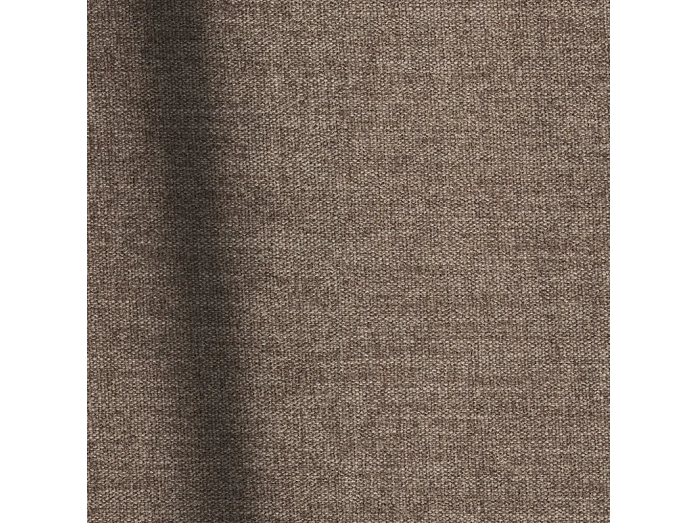 Canapé 4 places tissu tramé toucher doux taupe 240cm BLISS