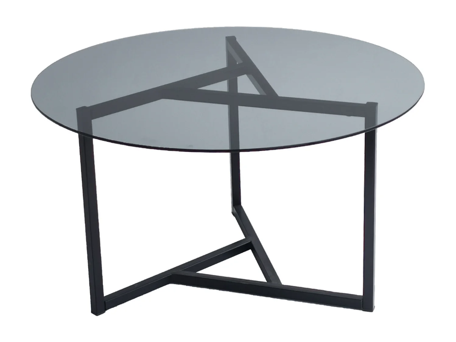 Table basse plateau en verre trempé MIA