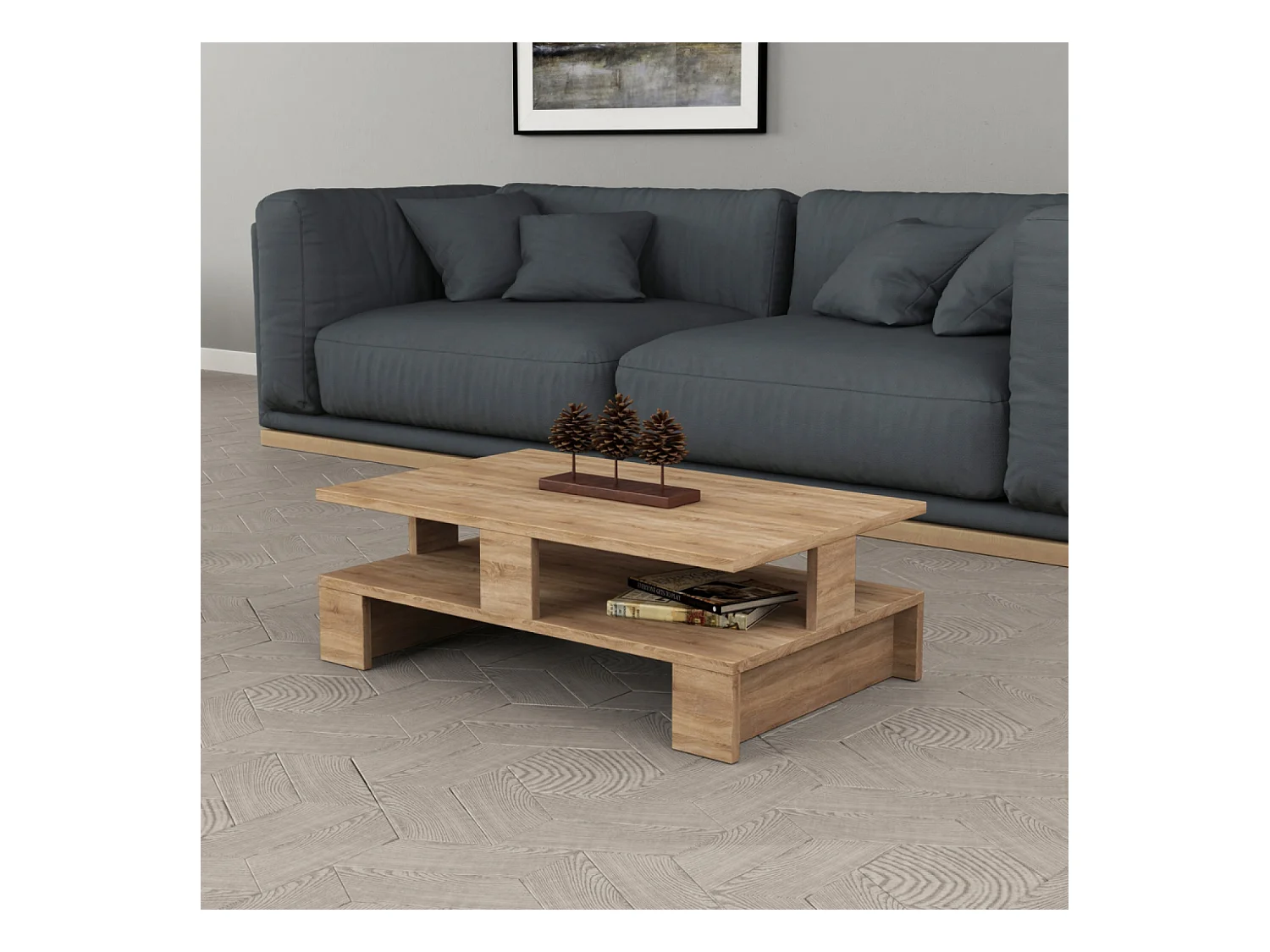 Table basse bois LUCO